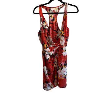 Parker Red Floral Mini Dress